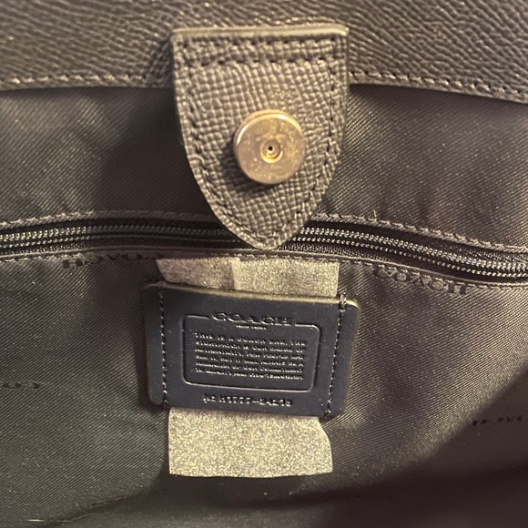 Coach Bailey Carryall Purse/Tote Bag (Navy) - Picture 4 of 8